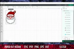 Santa Claus Confetti Shaker | 3D Santa Claus Ornament SVG Product Image 3