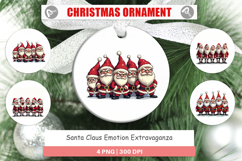 Santa Emotion Extravaganza Ornament Product Image 1