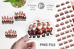 Santa Emotion Extravaganza Sticker Product Image 1