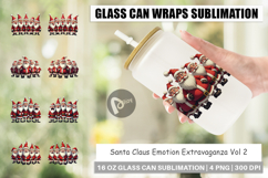 Santa Emotion Extravaganza Glass Can Product Image 1