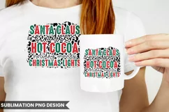 Christmas PNG | Santa Claus Reindeer Hot Cocoa Product Image 1