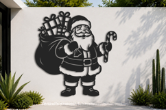 Santa Claus Metal Wall Art Product Image 1
