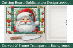 Santa Claus Cutting Board | Christmas Kitchen Decor Png Product Image 1