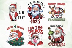 Santa Claus Quotes Sublimation Clipart Product Image 2