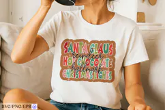 Santa Claus Reindeer Hot Chocolate Hallmark SVG Product Image 2