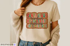 Santa Claus Reindeer Hot Chocolate Hallmark SVG Product Image 4