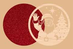 Santa Claus Round SVG Product Image 3