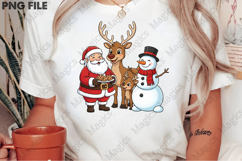 Santa Claus &amp; Snowman Cookies PNG Product Image 2