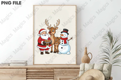 Santa Claus &amp; Snowman Cookies PNG Product Image 3