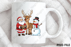 Santa Claus &amp; Snowman Cookies PNG Product Image 4