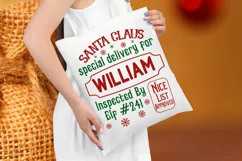 Santa Claus Special Delivery SVG, Santa Sack SVG Design Product Image 3
