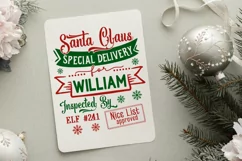 Santa Claus Special Delivery SVG, Santa Sack SVG Design Product Image 3