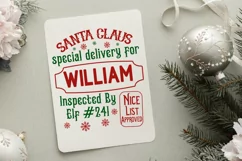 Santa Claus Special Delivery SVG, Santa Sack SVG Design Product Image 2