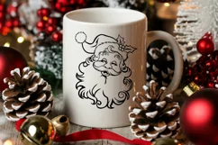 Santa Claus svg, Santa Face svg, Christmas Holiday Cut File Product Image 4