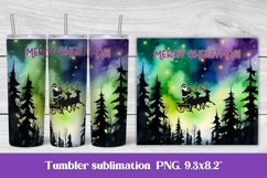Christmas tumbler sublimation design wrap 20 Oz, Santa Claus tumbler design PNG, Merry Christmas sublimation tumbler wrap.