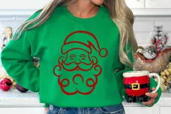 Santa Claus Face svg, Christmas Svg, Holiday Svg Cut File Product Image 4
