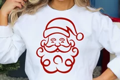 Santa Claus Face svg, Christmas Svg, Holiday Svg Cut File Product Image 5