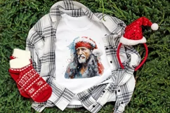 Rock and roll christmas clipart Santa claus Product Image 3