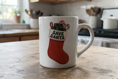 Santa's Cozy Console Holiday Pets Sublimation Product Image 8