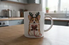 Santa's Cozy Console Holiday Pets Sublimation Product Image 13