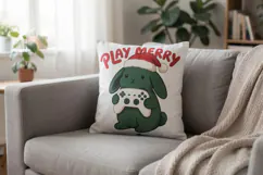 Santa's Cozy Console Holiday Pets Sublimation Product Image 17