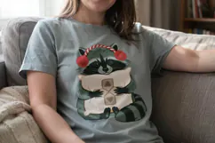 Santa's Cozy Console Holiday Pets Sublimation Product Image 3
