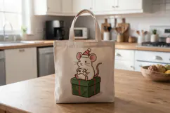 Santa's Cozy Console Holiday Pets Sublimation Product Image 6