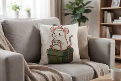 Santa's Cozy Console Holiday Pets Sublimation Product Image 8