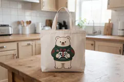 Santa's Cozy Console Holiday Pets Sublimation Product Image 9