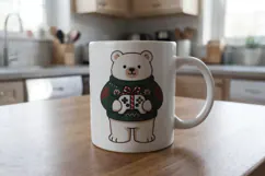 Santa's Cozy Console Holiday Pets Sublimation Product Image 10