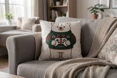 Santa's Cozy Console Holiday Pets Sublimation Product Image 11