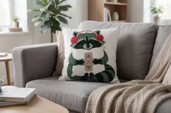 Santa's Cozy Console Holiday Pets Sublimation Product Image 16