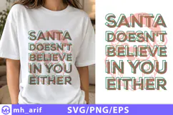 Funny Sarcastic Christmas PNG SVG T-shirt Design Product Image 1
