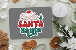 Santa Stickers SVG , Christmas SVG Design Product Image 3