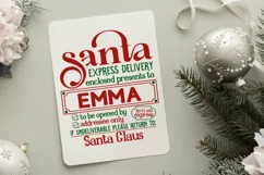 Overnight Service Santa's SVG, Santa Sack SVG Design Product Image 2