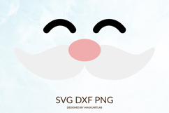 Santa Face SVG|Santa Claus Cut File Product Image 1