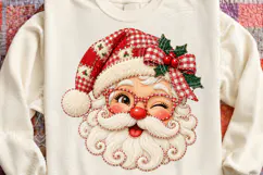 Santa Face PNG, Raggedy Santa Claus PNG Product Image 4