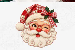 Santa Face PNG, Raggedy Santa Claus PNG Product Image 5