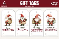 santa gift tags