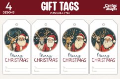 santa gift tags