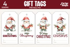 santa gift tags
