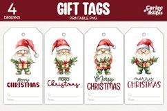 santa gift tags
