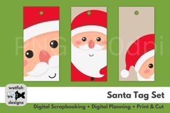 Santa Christmas Tag Set PNG PDF JPG Product Image 5