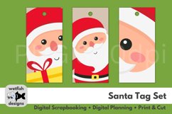 Santa Christmas Tag Set PNG PDF JPG Product Image 4