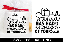 Christmas Toilet Paper SVG Design - Christmas Design Product Image 3