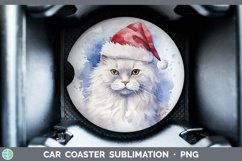 GorgeousSanta Hat Car Coaster design.
