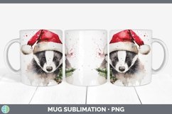 GorgeousSanta Hat Mug Wrap design.