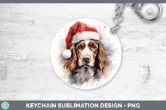 GorgeousSanta Hat Keychain design.