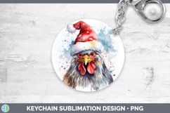 GorgeousSanta Hat Keychain design.