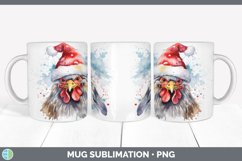 GorgeousSanta Hat Mug Wrap design.
